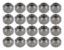 Lug Nuts 5/8-11 Alum HC Dbl Chamfer 20pk