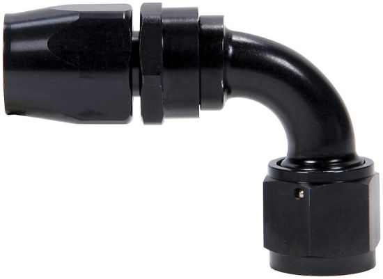Hose End 90 Degree -10 Black