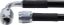 Coated Braided Line 12in #3Hose -3Str/-3 90 Steel