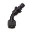 Pushlock Hose End Black 45 Deg Elbow -16