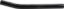 5/8 Bent Tie Rod Tube 13-1/2in