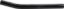 5/8 Bent Tie Rod Tube 16-1/2in