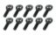 Pro Rod End LH 5/8 Male Moly 10pk