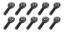 Pro Rod End LH Moly PTFE Lined 1/2in 10pk