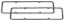 SBC V/C Gaskets Steel Core 3/16in Thick Rubber