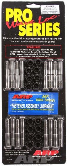 BBC Rod Bolt Kit - 7/16 Pro-Series