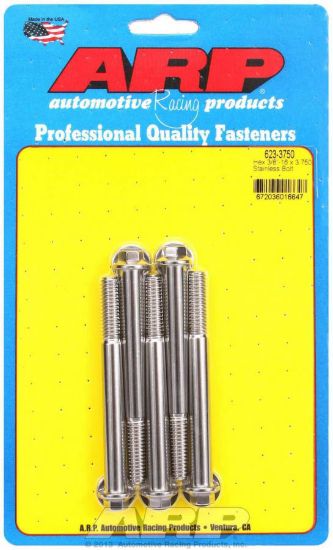 S/S Bolt Kit - 6pt. (5) 3/8-16 x 3.750