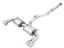 BRZ GR86 FR-S Exhaust Dual Outlet Chrome Tips
