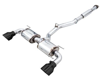 BRZ GR86 FR-S Exhaust Dual Outlet Black Tips