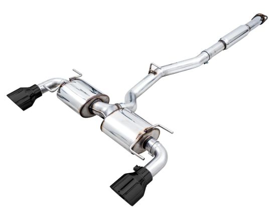 BRZ GR86 FR-S Exhaust Dual Outlet Black Tips