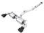 BRZ GR86 FR-S Exhaust Dual Outlet Black Tips