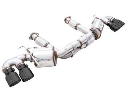 C8 Corvette Exhaust Quad Black Tips