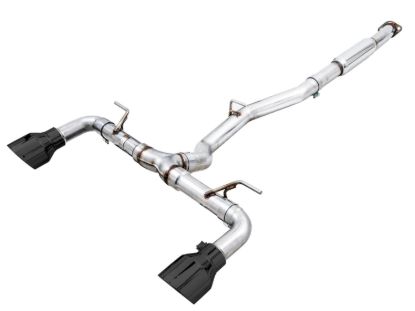 BRZ GR86 FR-S Exhaust Dual Outlet Black Tips