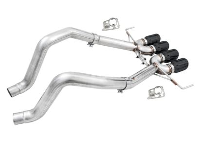 C7 Corvette Exhaust Quad Black Tips