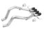 C7 Corvette Exhaust Quad Black Tips