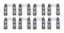 SBF Solid Roller Lifter Set .874  On-Center