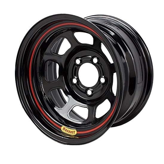 Wheel 15x7 D Hole 4 x 100mm 3.5in Black