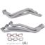 1-3/4 Full-Length Header 11-13 Mustang V6 Chrome