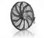 16in Euro Black Electric Fan Super Duty Puller