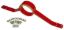 Foxbody Driveshaft Loop Red