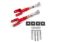 15-17 Mustang Toe Rods Rear On-Car Adjustable