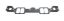 SBC intake Gasket - Trim to Fit 1.370 x 2.210 1pk