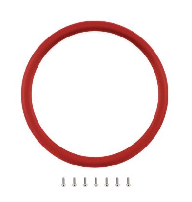 Half Wrap Ring 15.5in Red Leather