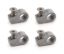 Billet Line Clamps 1/2in 4pcs