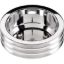 SBC 3 GRV Crank Pulley LWP Polished