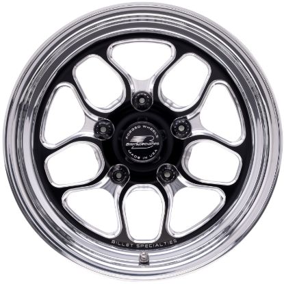 Win Lite Wheel Black 15x4 2.25 Backspace