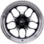 Win Lite Wheel Black 15x4 2.25 Backspace