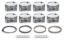 GM LS Dished Piston Set w/Rings 4.030 Bore