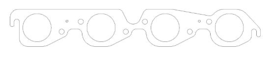 BBC MLS Exhaust Gasket Set 2.130 Round Port
