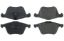 Posi-Quiet Semi-Metallic Brake Pads with Hardwar