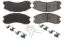 Posi-Quiet Ceramic Brake Pads with Shims and Har