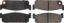 Posi-Quiet Ceramic Brake Pads with Shims and Har