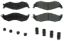 Posi-Quiet Ceramic Brake Pads with Shims and Har