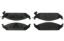 Posi-Quiet Ceramic Brake Pads with Shims and Har
