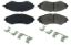 Posi-Quiet Ceramic Brake Pads with Shims and Har