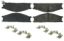 Premium Semi-Metallic Br ake Pads with Shims and