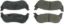 Premium Semi-Metallic Br ake Pads with Shims and