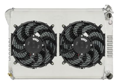68-79 Nova Radiator LS LS Swap Dual 12in Fan