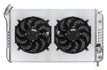 69-72 Corvette Radiator w/ 12in Dual Fan Kit