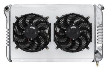 77-82 Corvette Radiator w/ Dual 12in Fan Kit