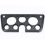 Gauge Bezel 67-72 GM P/U Carbon Fiber With Gray