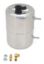 Vacuum Canister Aluminum Zinc Plated & Polished