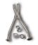 Crossover X Pipe 2.5in 16 Gauge Stainless Steel