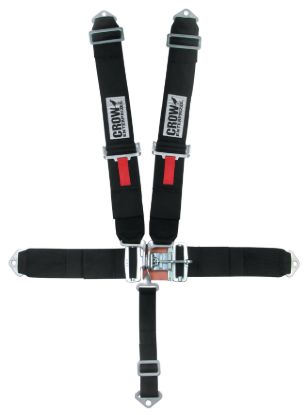 5-Pt Harness Big Latch Blk Bolt In Pull Down