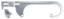 4150 Throttle Cable Brkt GM & Morse - Clear