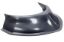 Hood Scoop Grey 3.5in Tall